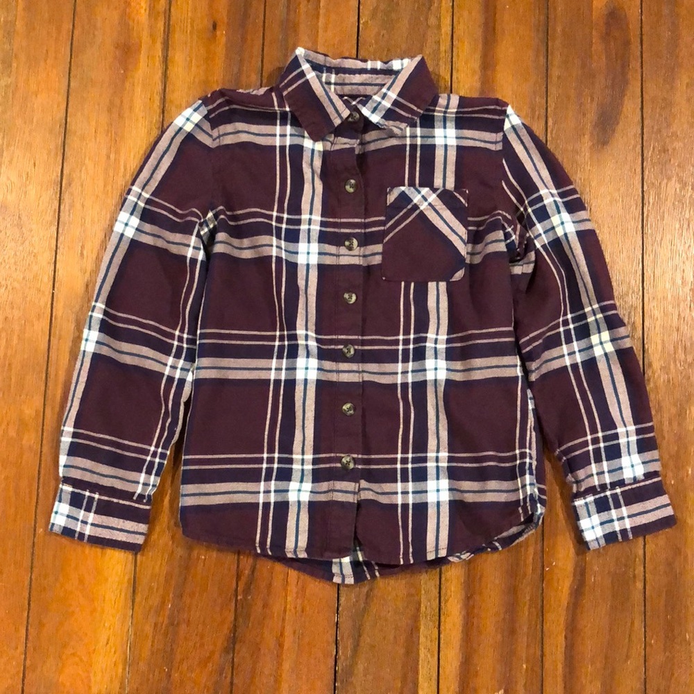 Magellan Outdoors Girls Long-sleeve Flannel Size Small